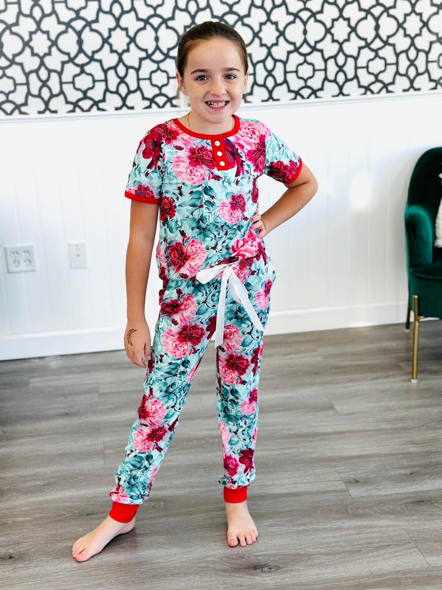 PREORDER: Matching Kids Pajamas in Winter Prints