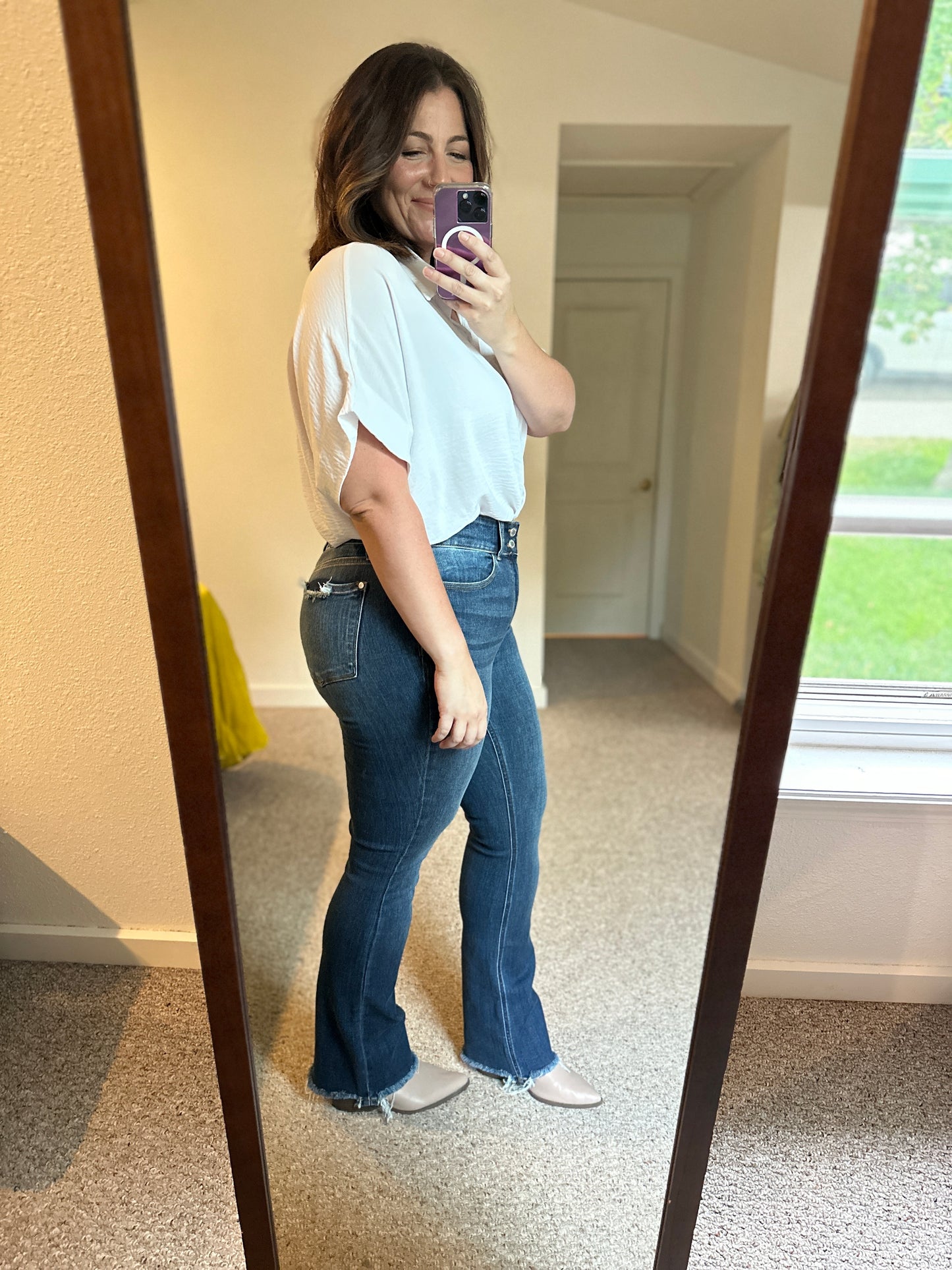 Aurelia High Rise Vintage Bootcut Jeans