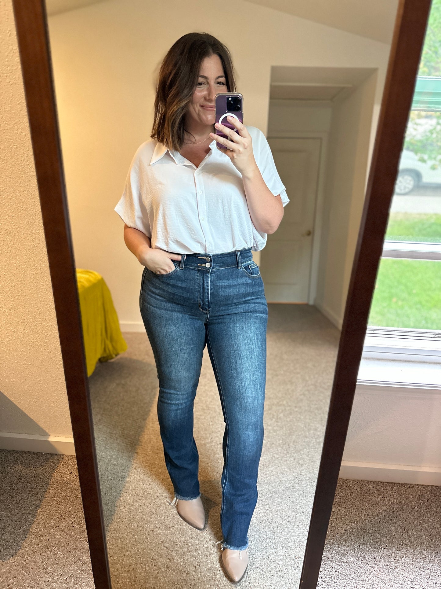 Aurelia High Rise Vintage Bootcut Jeans