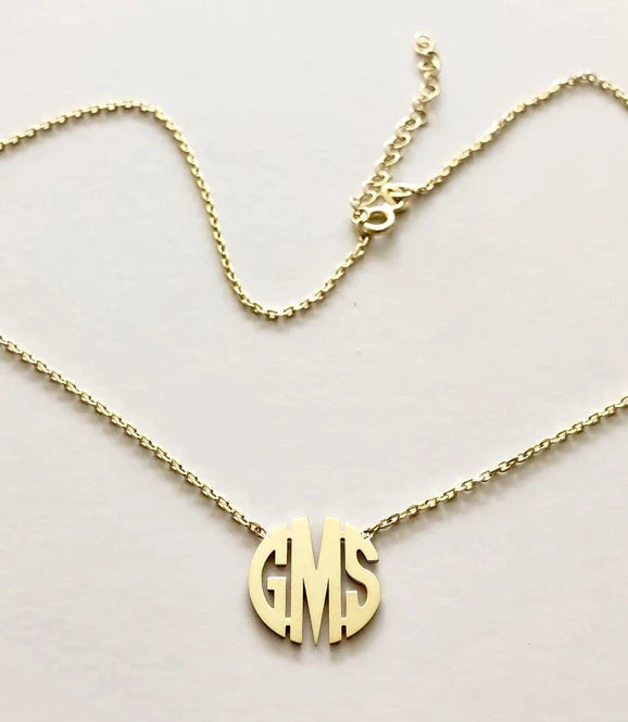 PREORDER: Custom Monogram Necklace