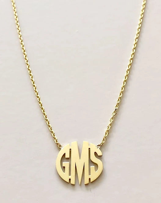 PREORDER: Custom Monogram Necklace