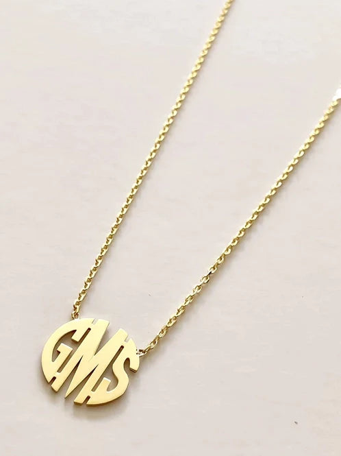 PREORDER: Custom Monogram Necklace