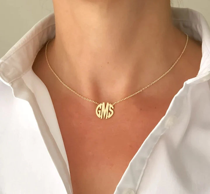 PREORDER: Custom Monogram Necklace