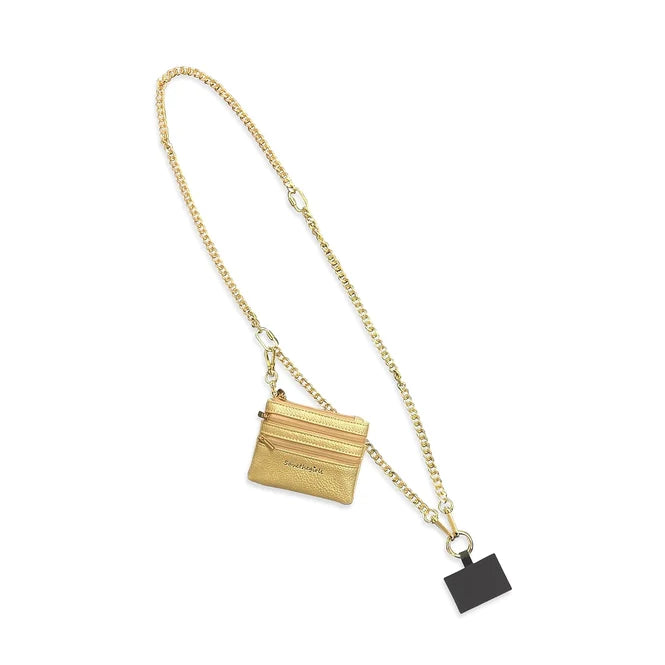 PREORDER: Clip & Go Chain With Zippered Pouch In Assorted Colors