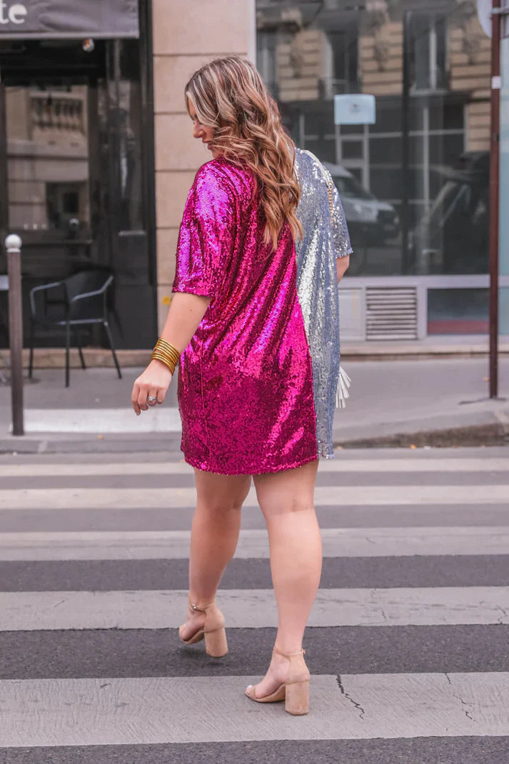 PREORDER: Center Stage Sequin Dress