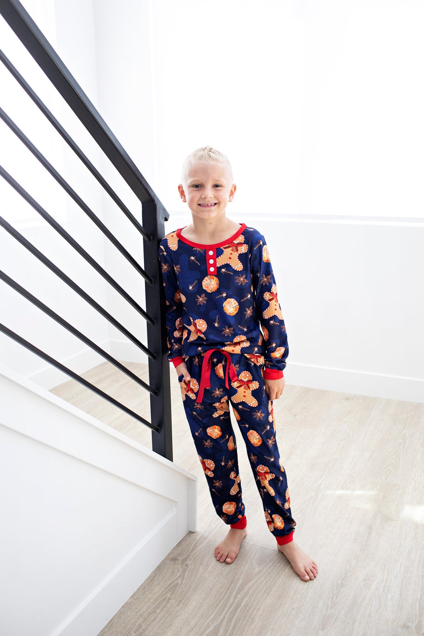 PREORDER: Matching Family Christmas Pajamas In Gingerbread Men