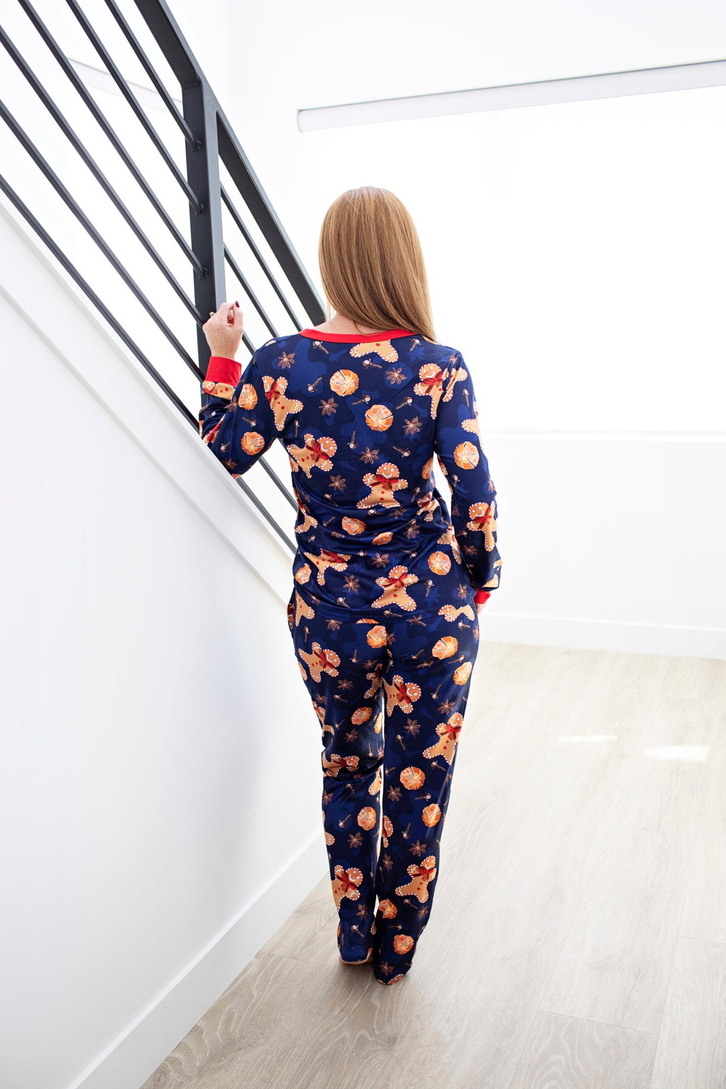 PREORDER: Matching Family Christmas Pajamas In Gingerbread Men