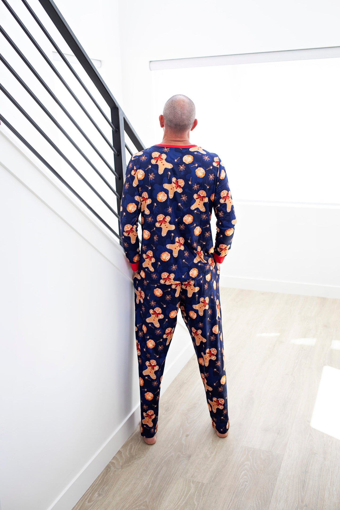 PREORDER: Matching Family Christmas Pajamas In Gingerbread Men