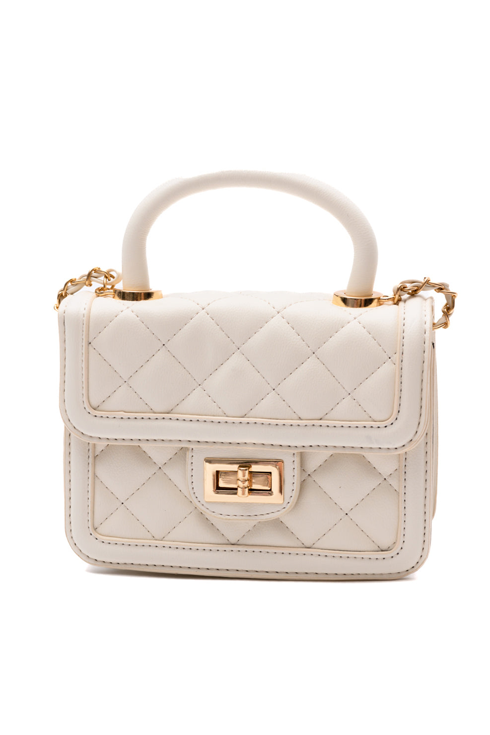 Quilted Bag in Cream
