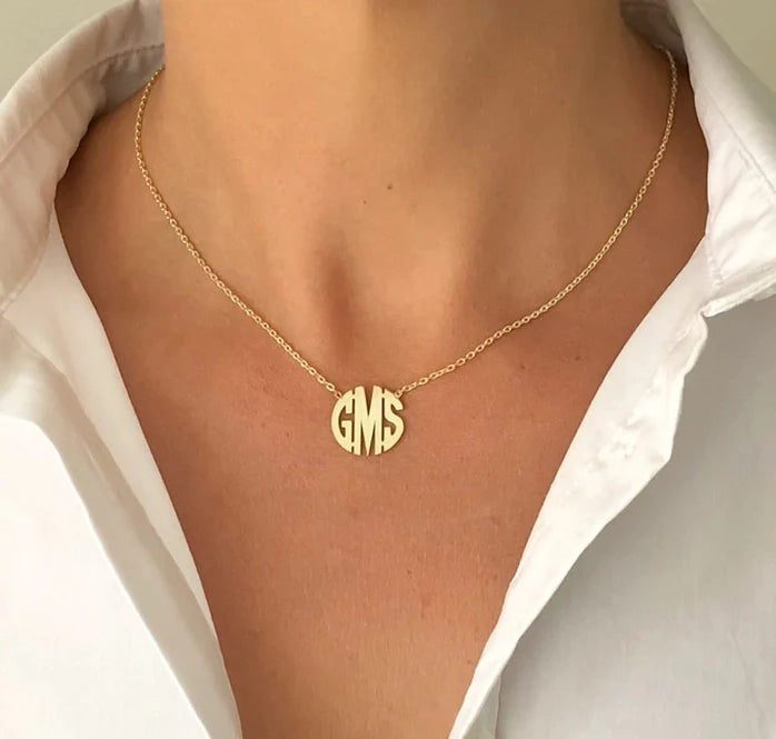 PREORDER: Custom Monogram Necklace