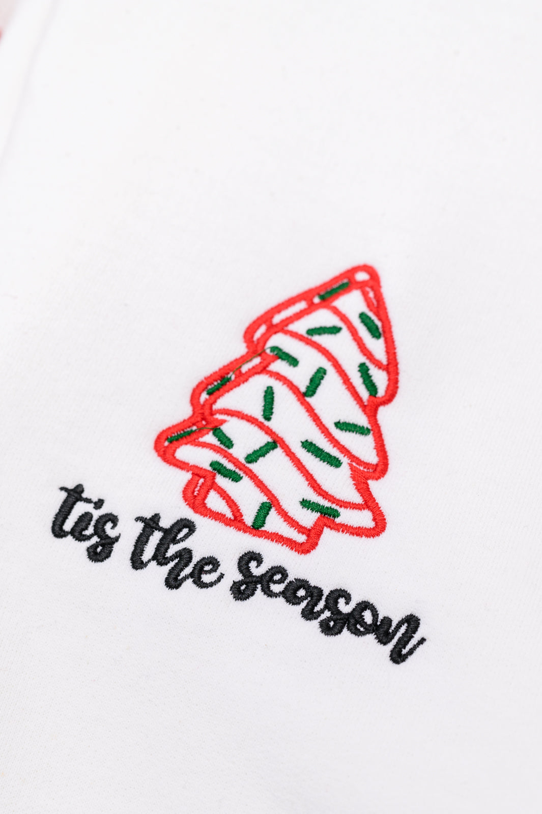 PREORDER: Holiday Snacks Embroidered Sweatshirt