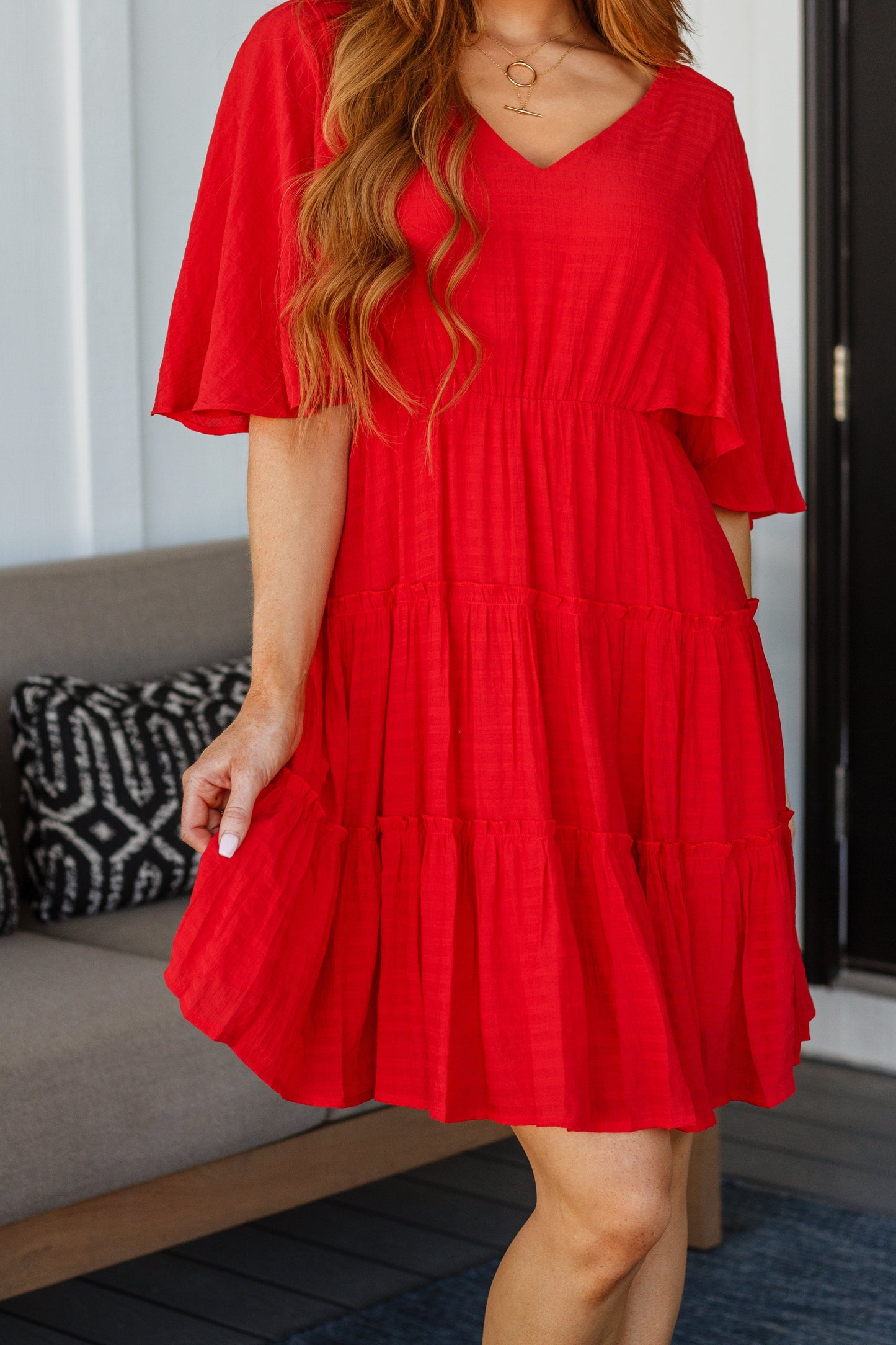 *Copy of Sweet and Spicy Flutter Sleeve Dress (Copy)