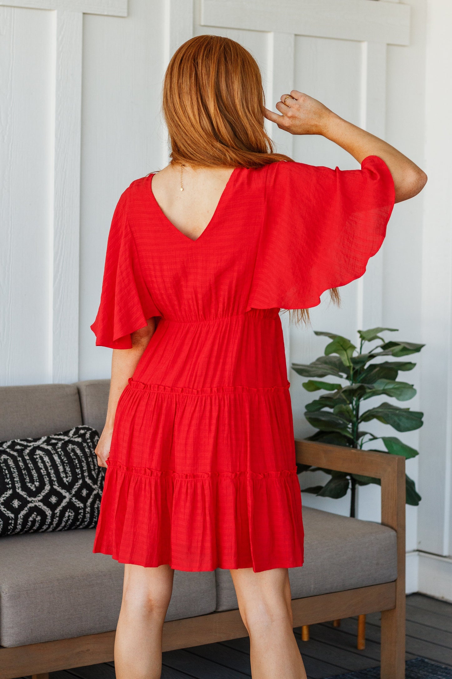 *Copy of Sweet and Spicy Flutter Sleeve Dress (Copy)